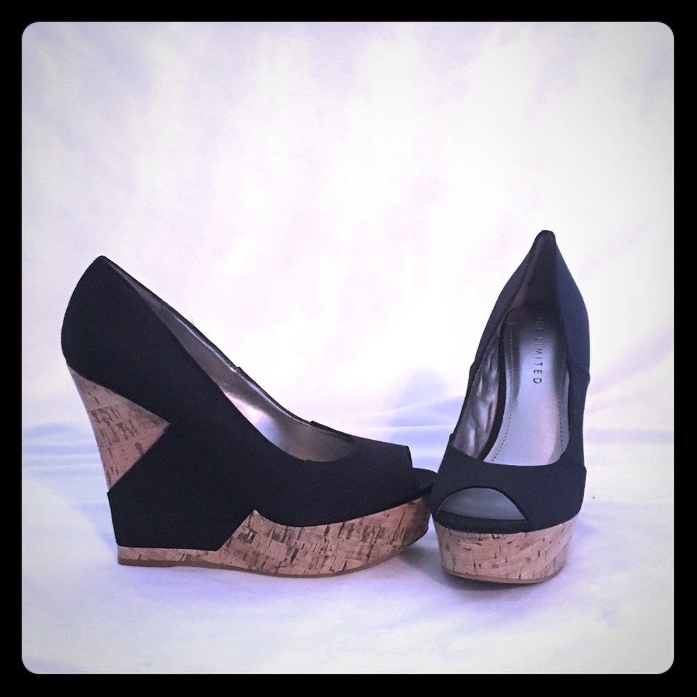Black 4” inch wedges